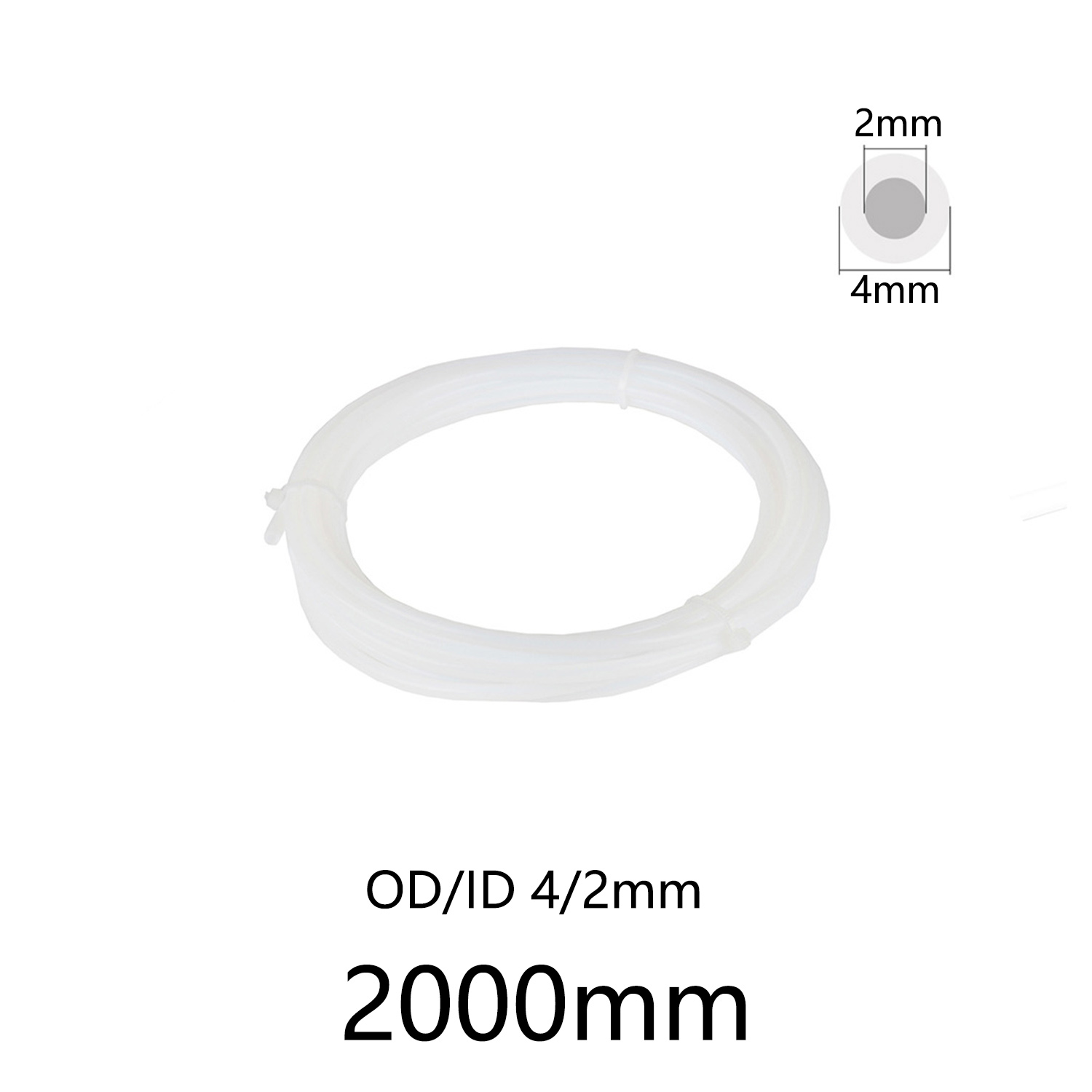 Ptfe Tape Thread - 1 Stück PTFE-Schlauch 4mm Außendurchmesser 2mm