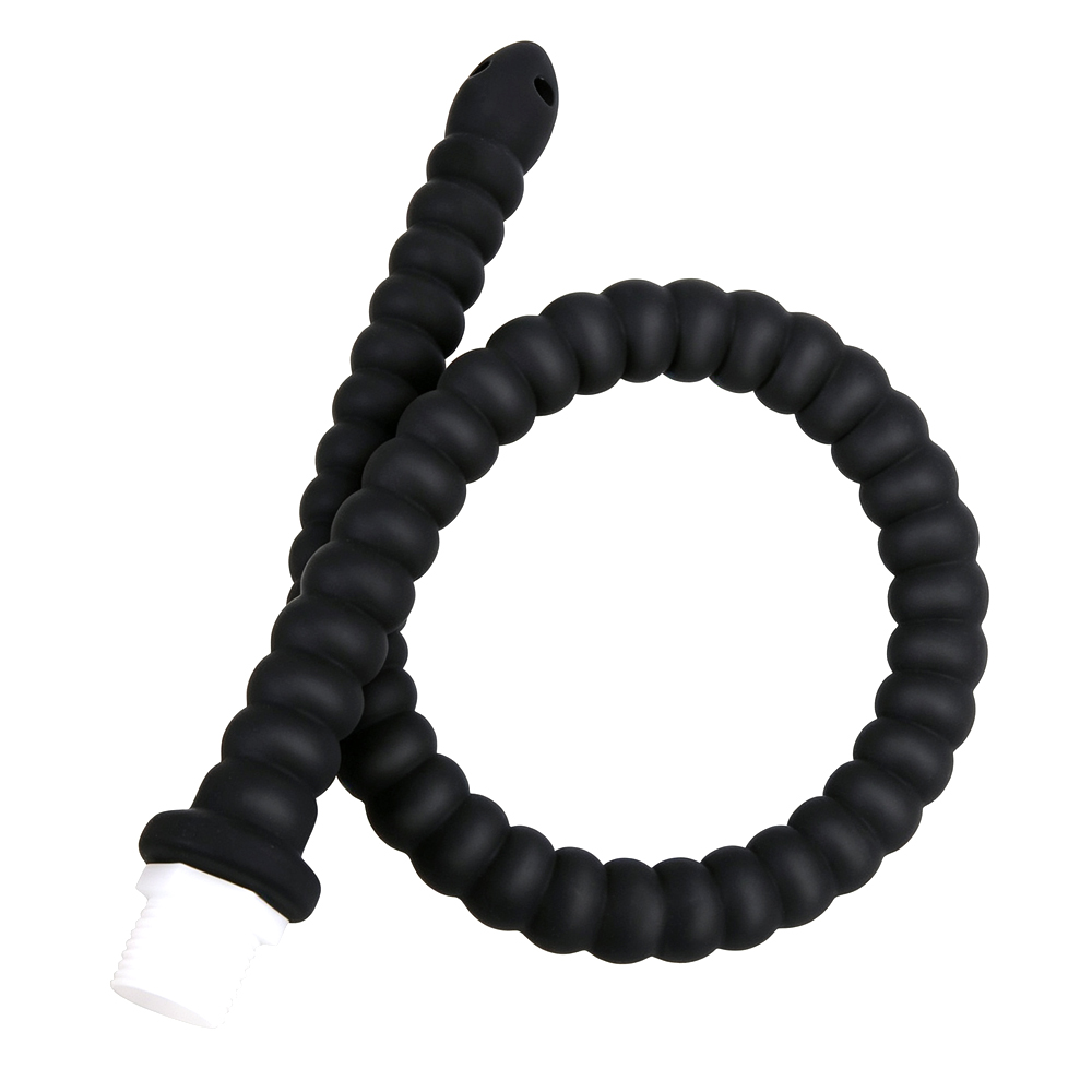 Silicone Tap Washer - Langer Analplug-Waschrohr-Douche-Silikon-Klyster-Analkopf/Dusch-/Reinigungsdüse, Wasserhahn-Aufsatz, Tiefenreinigung für Analplug