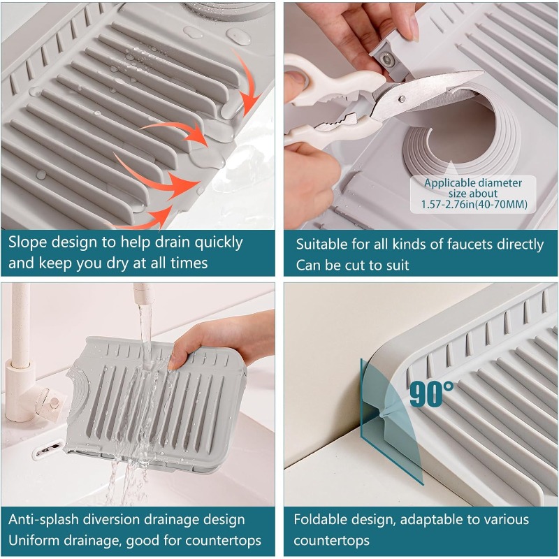 Küchen-Silikon-Wasserhahn-Spri – Silicone Tap Washer Bewertung und Preis