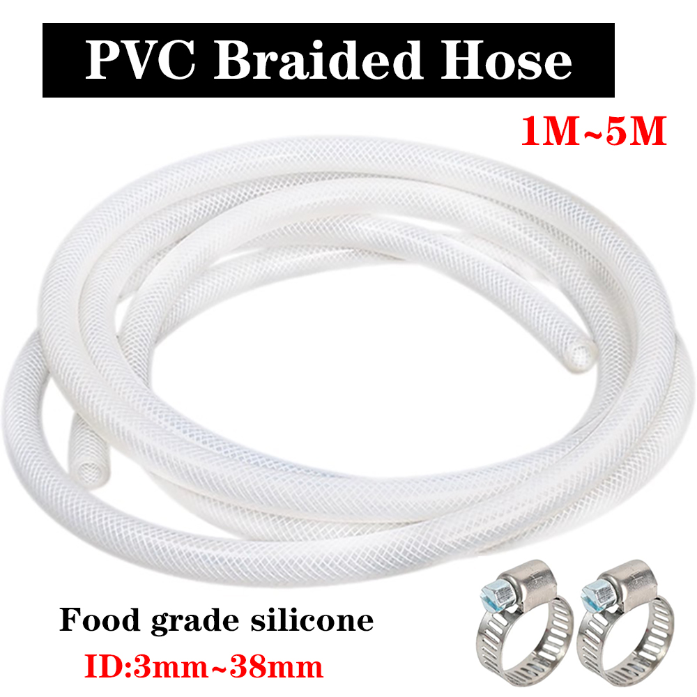 1 m geflochtener, durchsichtig – Flexible Hose Braided Bewertung und Preis